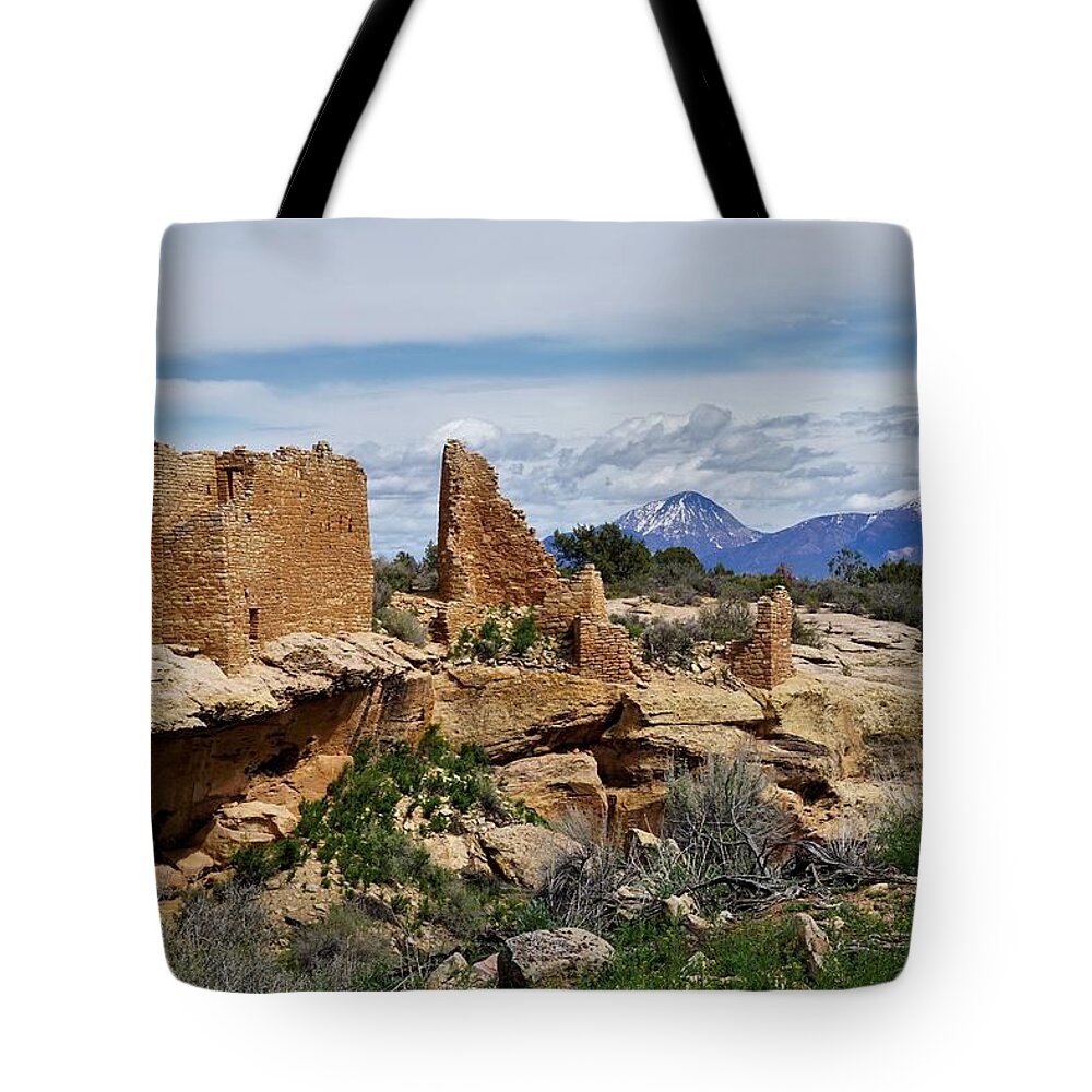 Hovenweep Tote Bag featuring the photograph Hovenweep Castle by Tranquil Light Photography