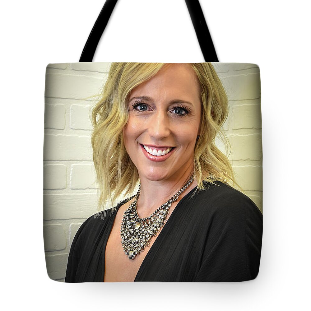 Headshot Tote Bag featuring the photograph HS-Female 04 by Will Wagner