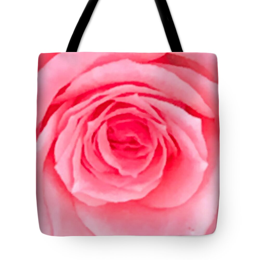 Rose Tote Bag featuring the photograph Hypothese Rose by Tiesa Wesen