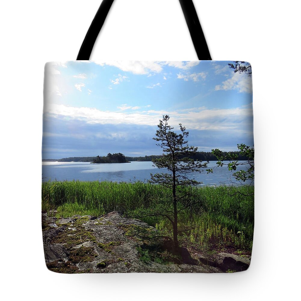 Summer Tote Bag featuring the photograph I Miss Summer Mornings by Johanna Hurmerinta