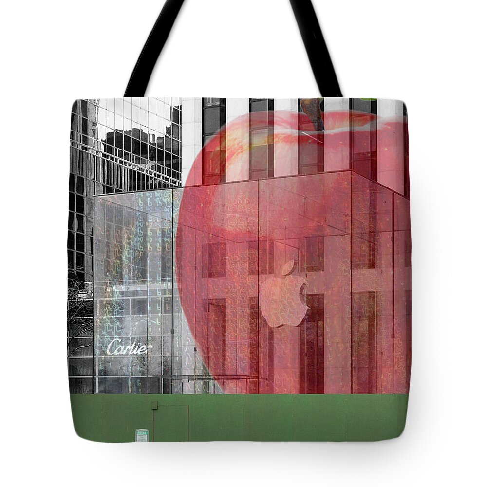 Apple Tote Bag featuring the photograph Icons with Apples by Jessica Levant