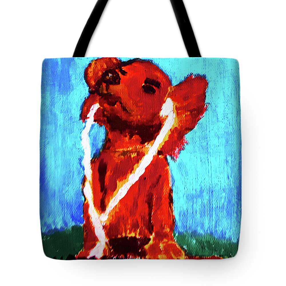 Pets Tote Bag featuring the painting I'm A Woman by Gabby Tary