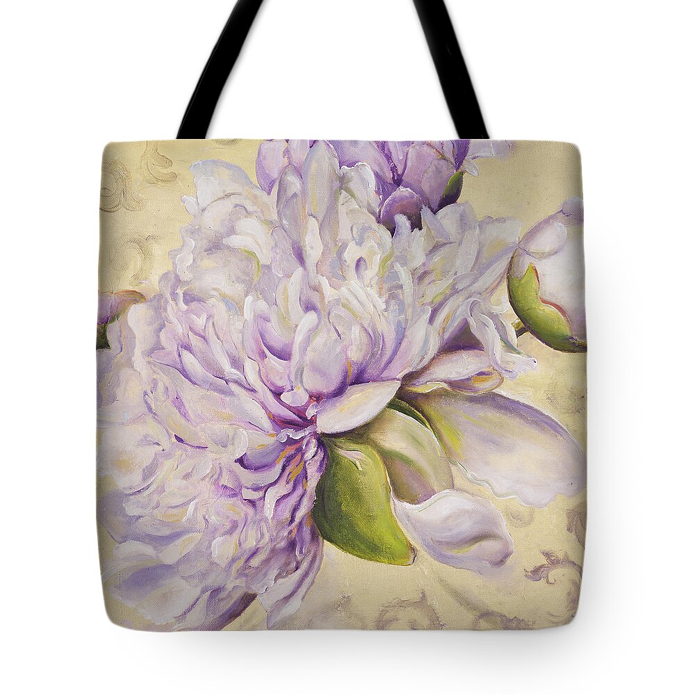 Hydrangeas Tote Bag featuring the painting In Bloom I by Patricia Pinto