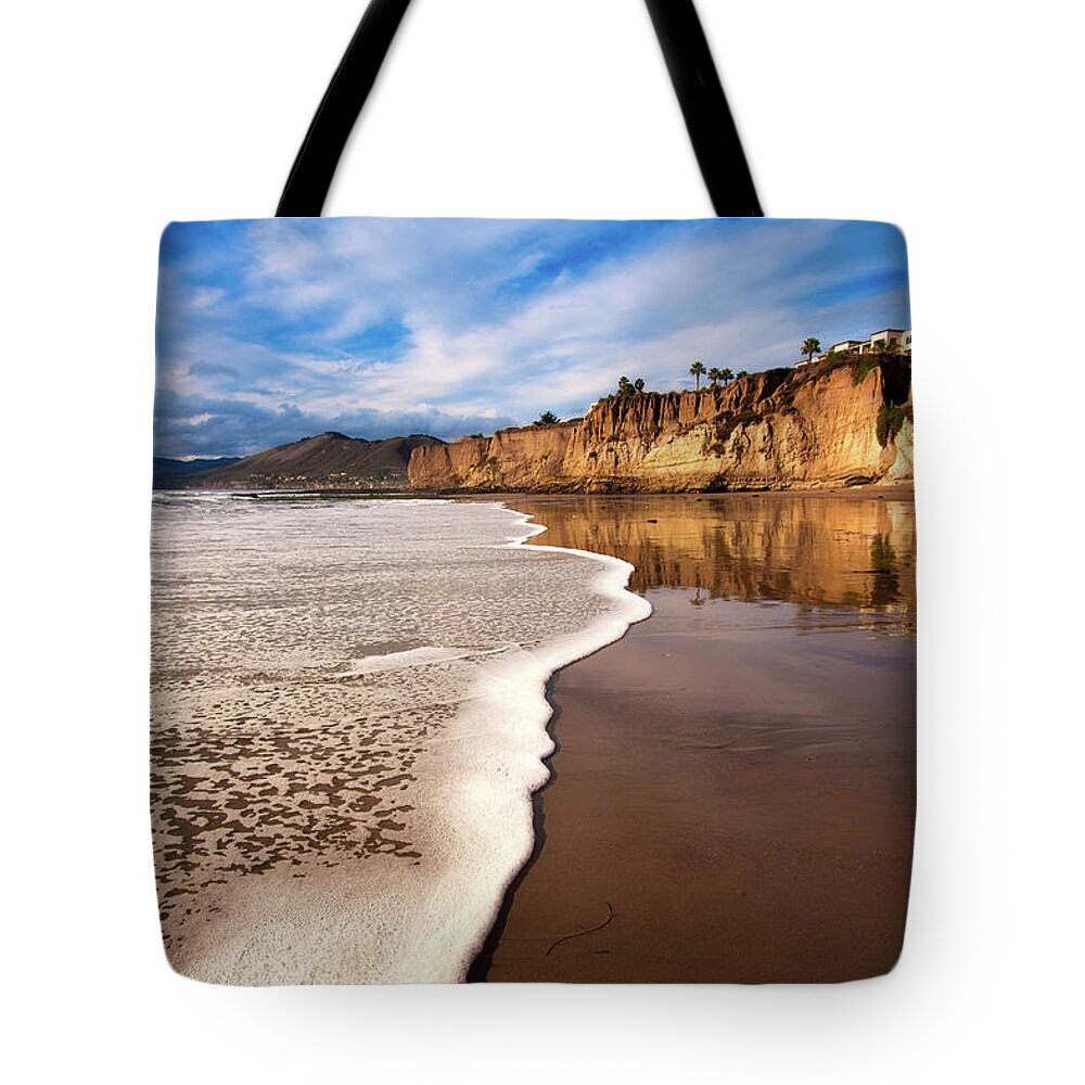 Tranquility Tote Bag featuring the photograph Incoming Wave by Mimi Ditchie Photography