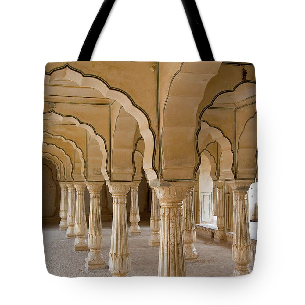 India Tote Bag featuring the photograph India, Rajasthan, Jaipur a11 by Ohad Shahar