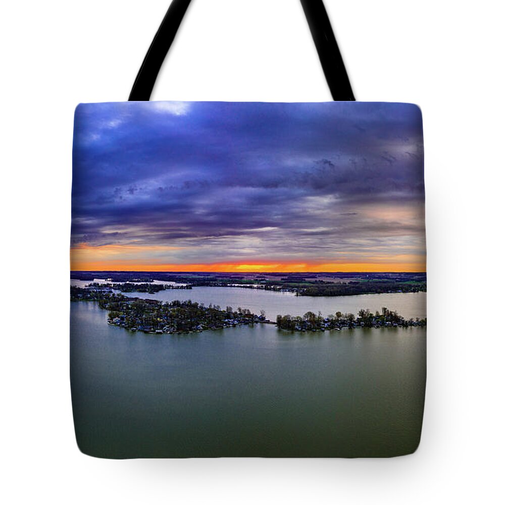  Tote Bag featuring the photograph Indian Isle Sunrise by Brian Jones