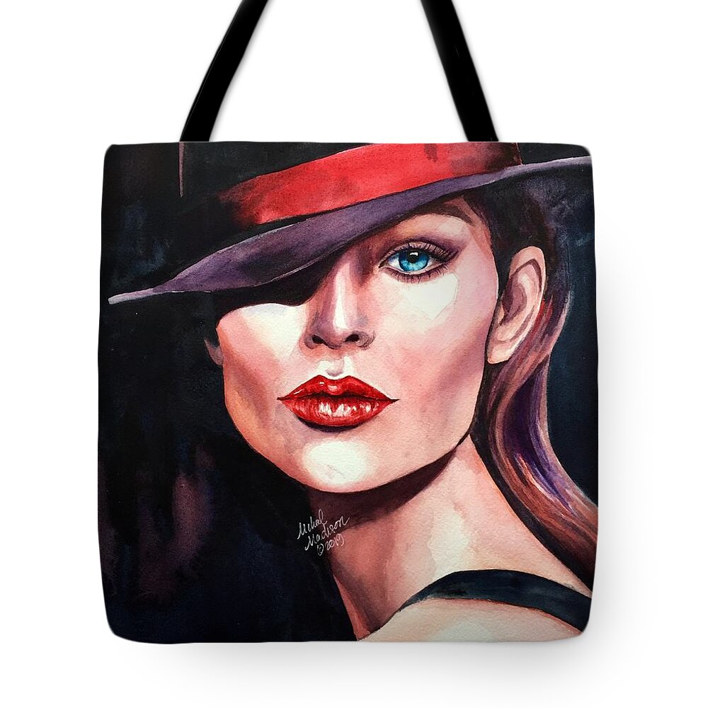 Style Tote Bag featuring the painting Inner Light by Michal Madison
