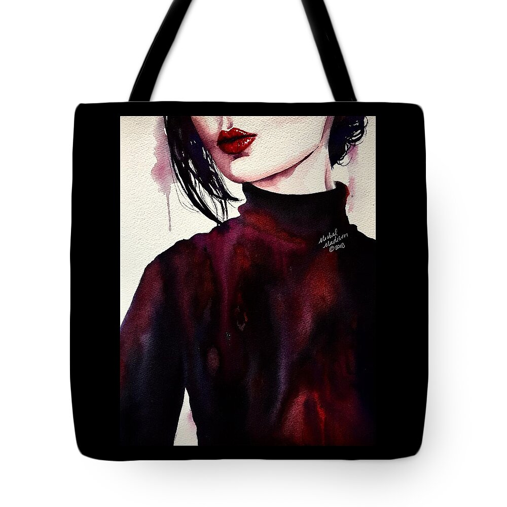 Soul Art Tote Bag featuring the painting Inside My Heart by Michal Madison
