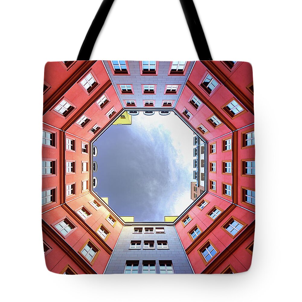 Berlin Tote Bag featuring the photograph Inside The Octagon by Christian Beirle González