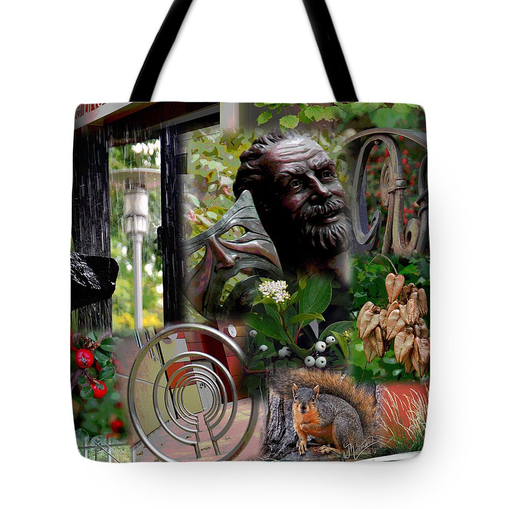 Lincoln Center Tote Bag featuring the photograph Inspirations by W James Mortensen