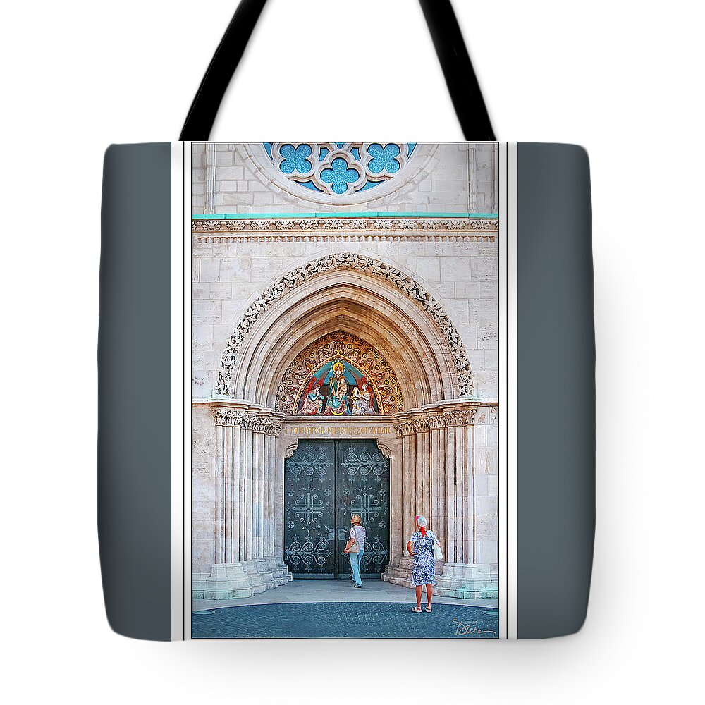Church Tote Bag featuring the photograph Is It Open? by Peggy Dietz
