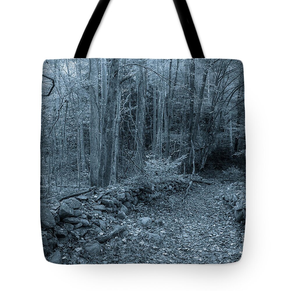  Stone Walls Tote Bag featuring the photograph Is This The Way by Mike Eingle