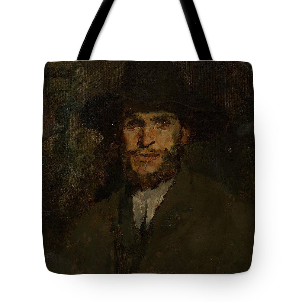 19th Century Art Tote Bag featuring the painting J. Frank Currier by Frank Duveneck