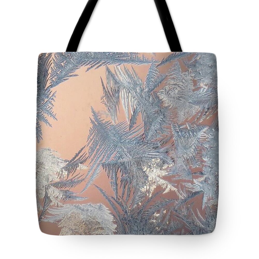 Frost Tote Bag featuring the photograph Jack Frost Beauty by Sharon Duguay