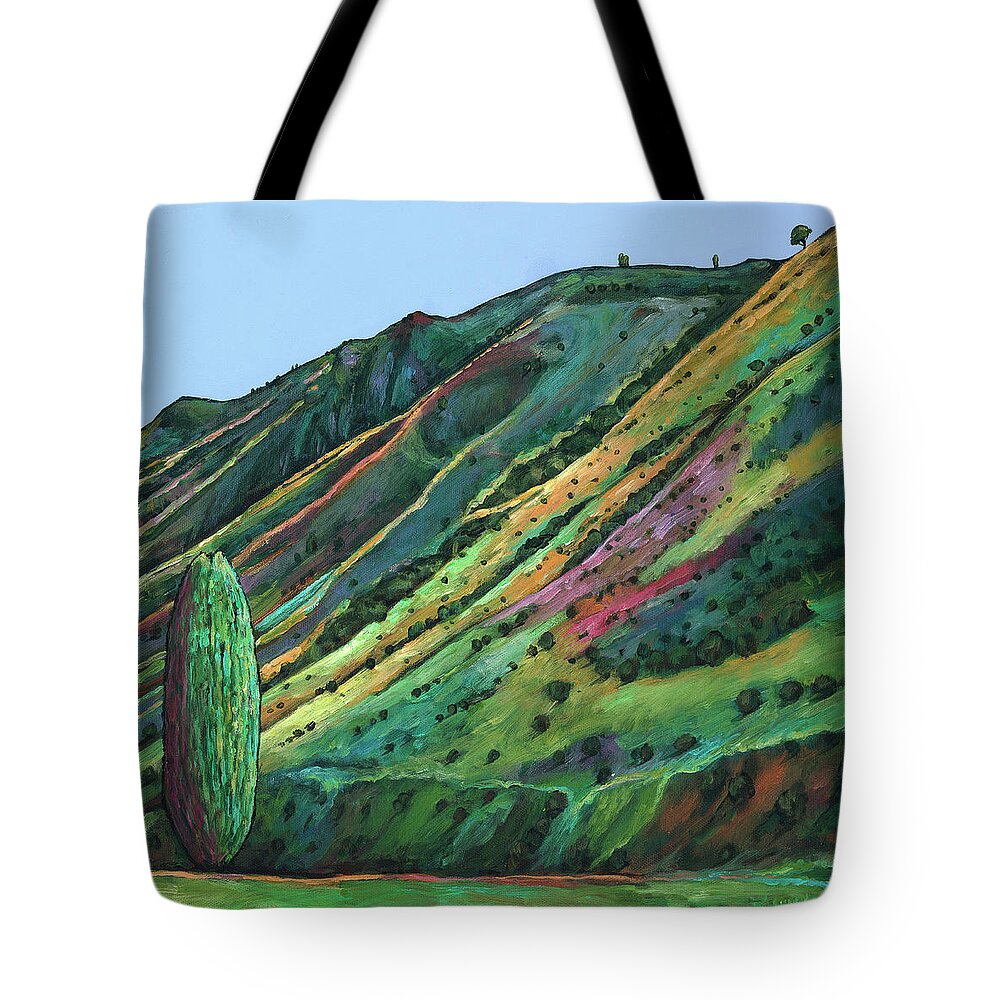 Landscape Art Tote Bag featuring the painting Jackson Hole by Johnathan Harris