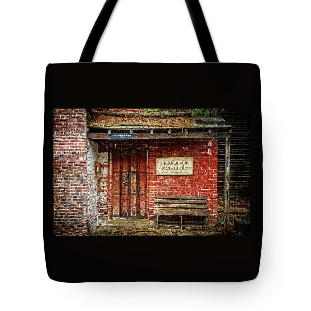 Photos For Sale Tote Bag featuring the photograph Jacksonville Mercantile by Thom Zehrfeld
