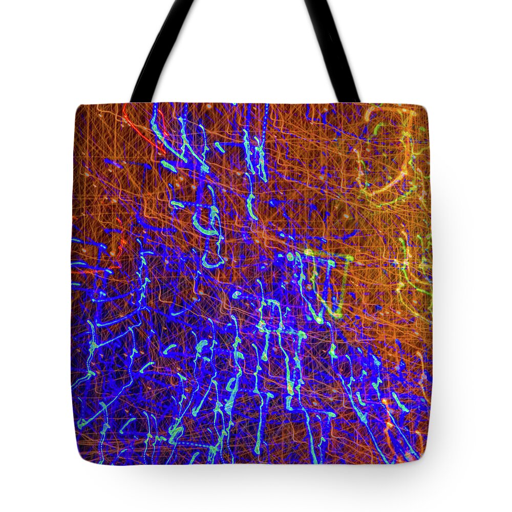 Abstact Tote Bag featuring the photograph Jazz by Minnie Gallman