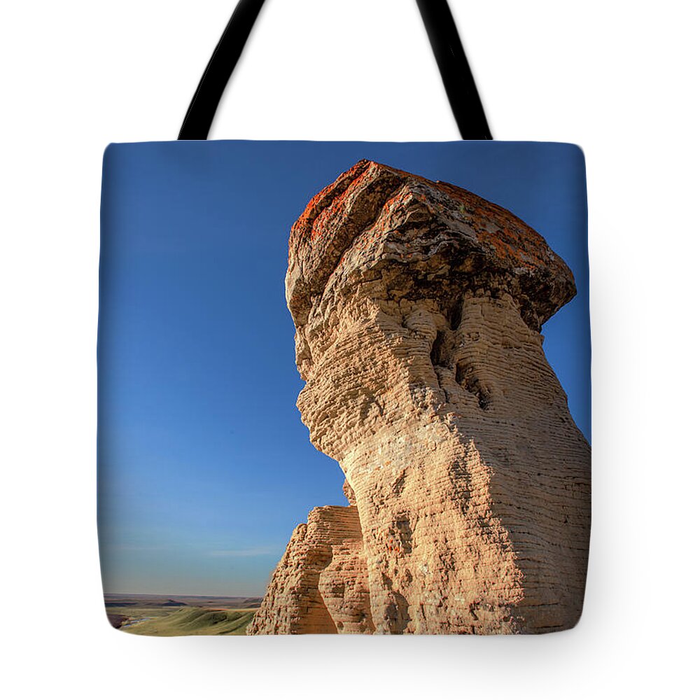 Badlands Tote Bag featuring the photograph Jerusalem Rocks Formation by Todd Klassy