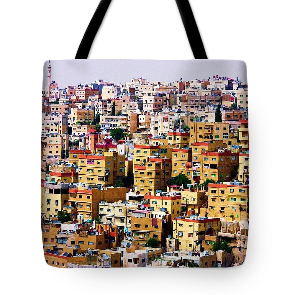 Tranquility Tote Bag featuring the photograph Jordanien by Rolf Bach