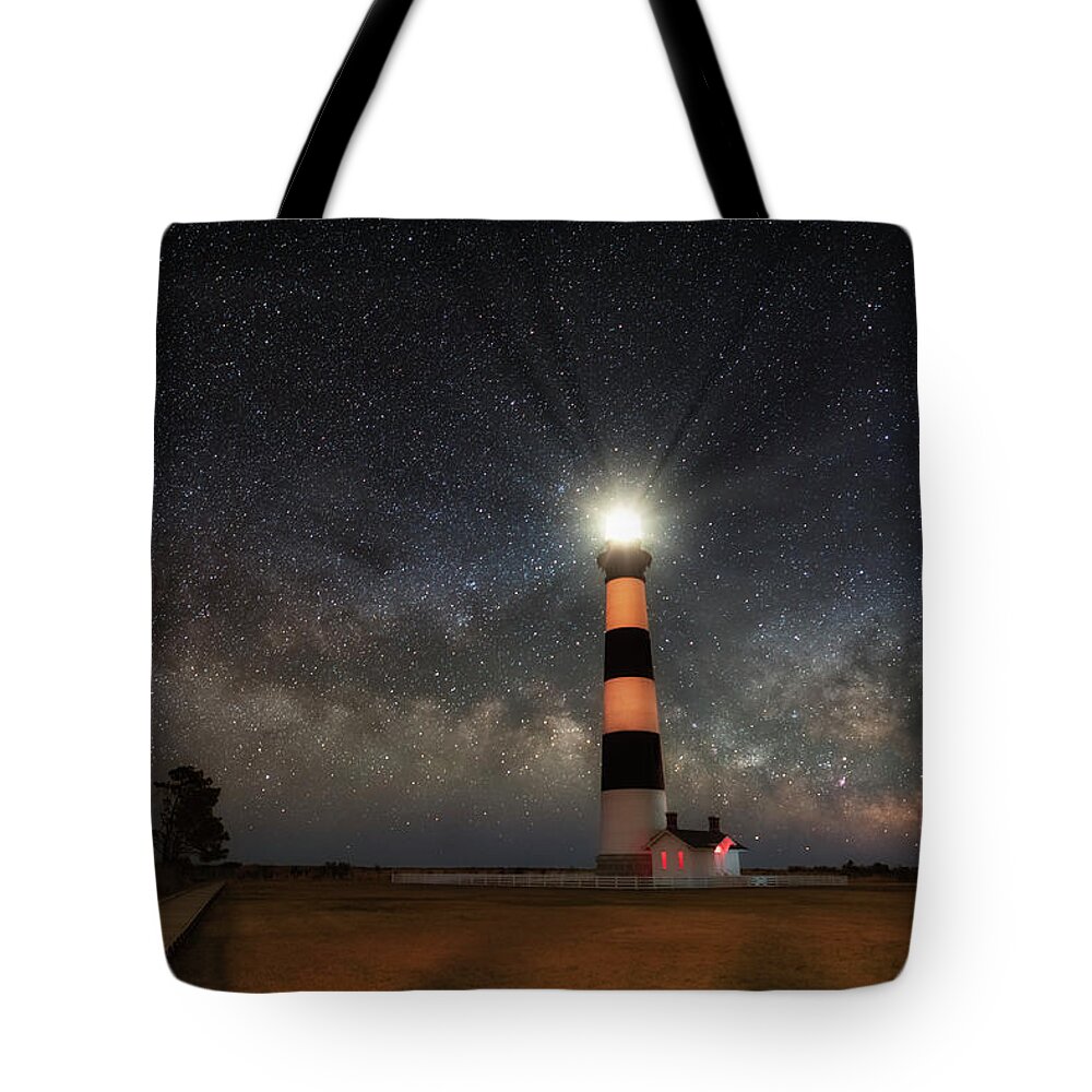 Lighthouses Tote Bag featuring the photograph Journey by Russell Pugh