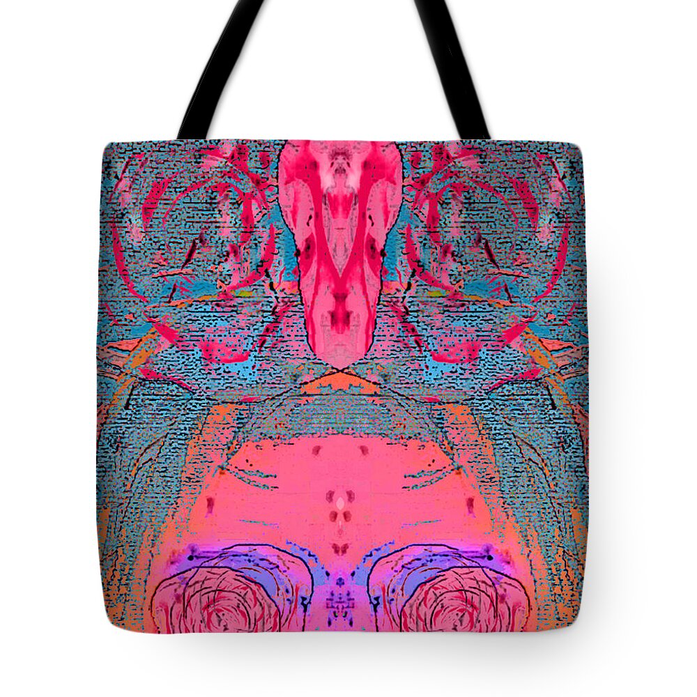 Sea Tote Bag featuring the digital art Jungian Thought by Alexandra Vusir
