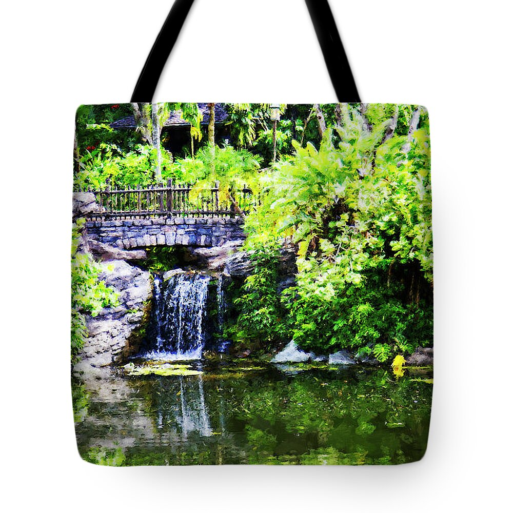 Color Tote Bag featuring the photograph Jungle Walk by Alan Hausenflock