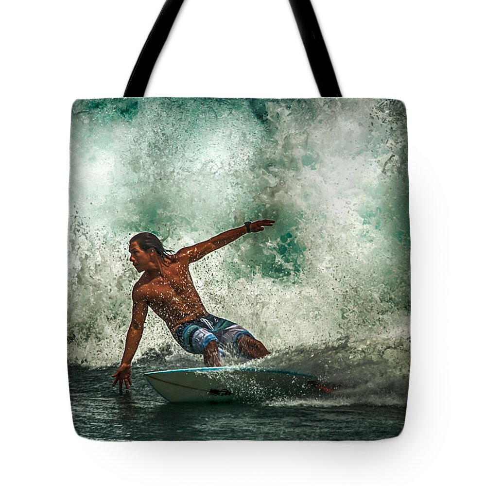 Beach Tote Bag featuring the photograph Just Getting Going by Eye Olating Images