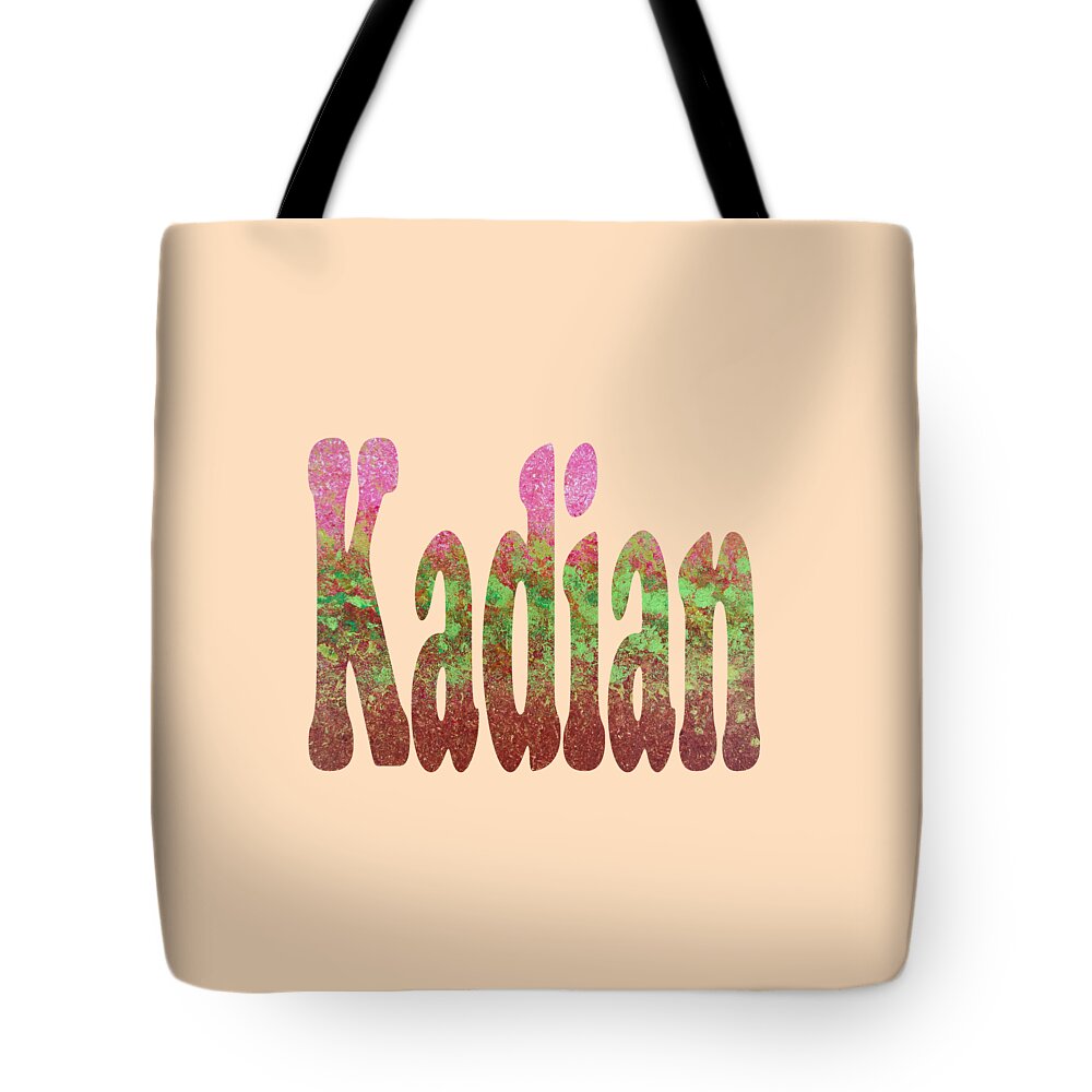 Kadian Tote Bag featuring the digital art Kadian by Corinne Carroll