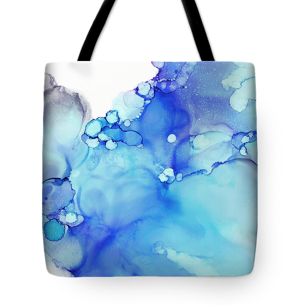Organic Tote Bag featuring the painting Karma by Tamara Nelson