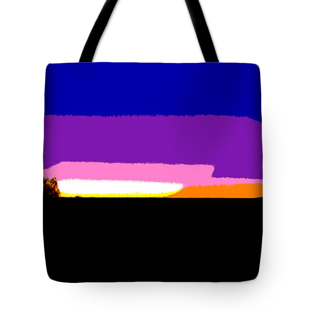 Kata Tjuta Tote Bag featuring the photograph Kata Tjuta Sunset - Pop Art by Lexa Harpell