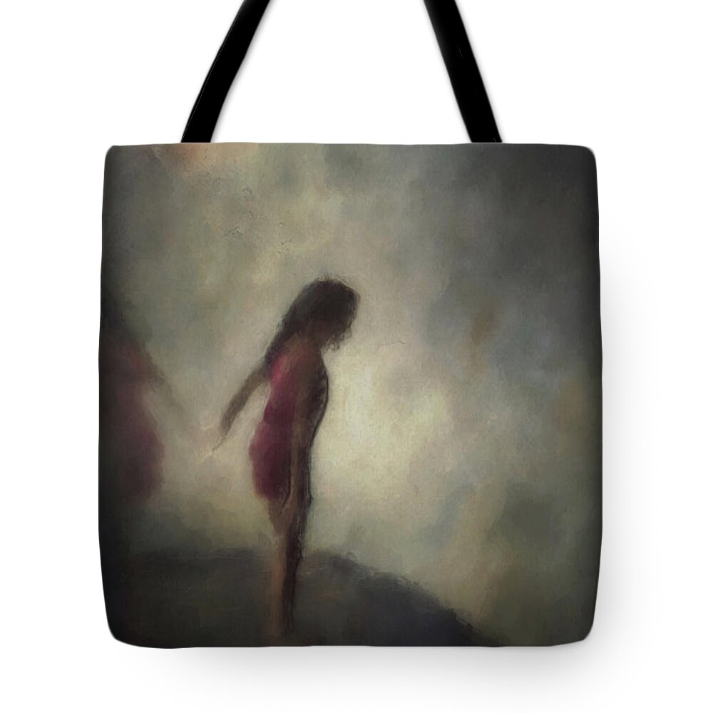  Tote Bag featuring the digital art Keeping Touch by Melissa D Johnston