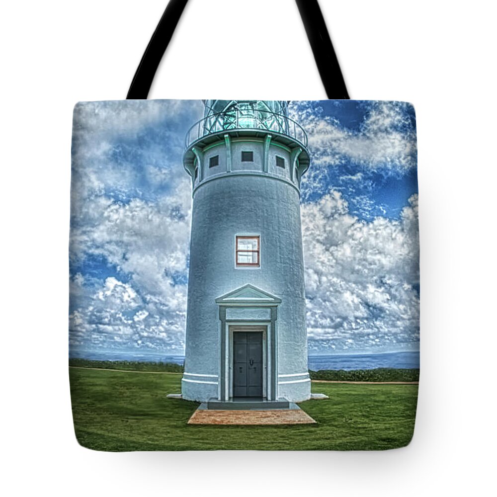 Hawaii Tote Bag featuring the photograph Kileaua Lighthouse by Eye Olating Images