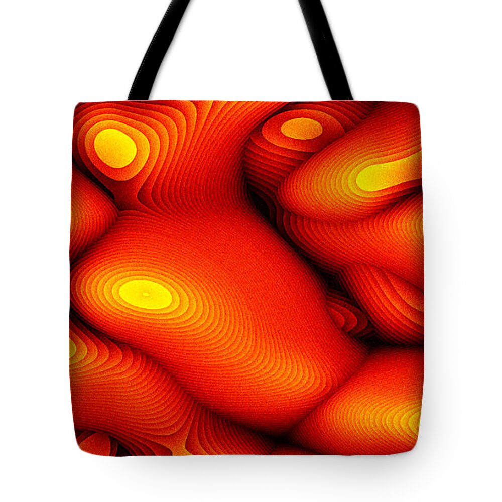 Art Tote Bag featuring the digital art Kyrka by Jeff Iverson