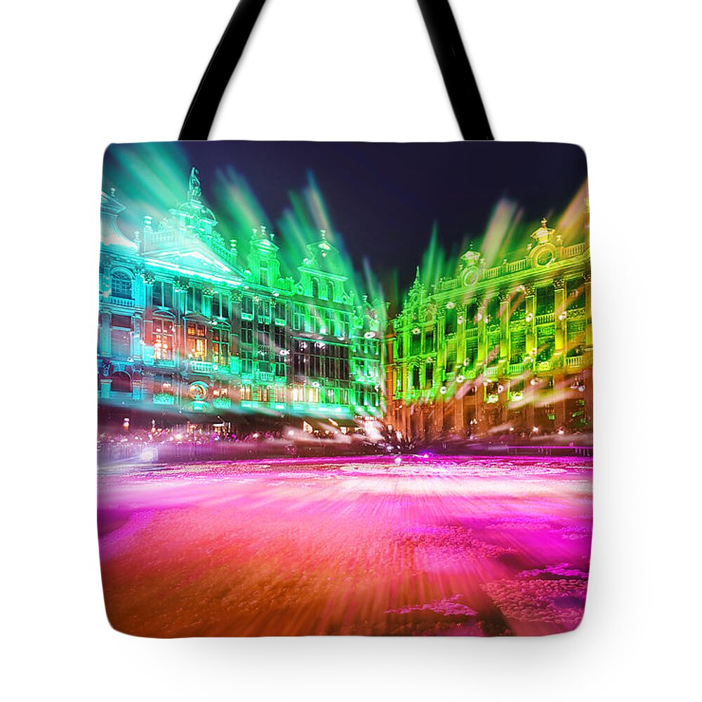 Brussels Tote Bag featuring the photograph La Octava Noche by Iryna Goodall