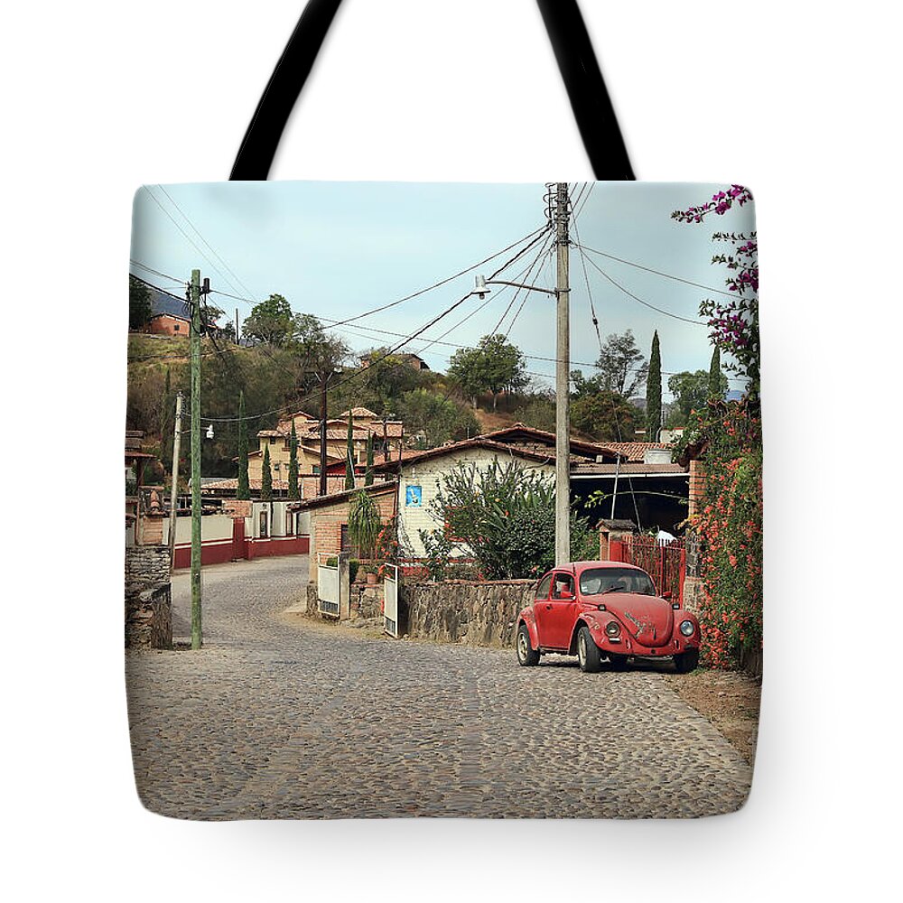 Village Tote Bag featuring the photograph La Yerbabuena Finest by Teresa Zieba