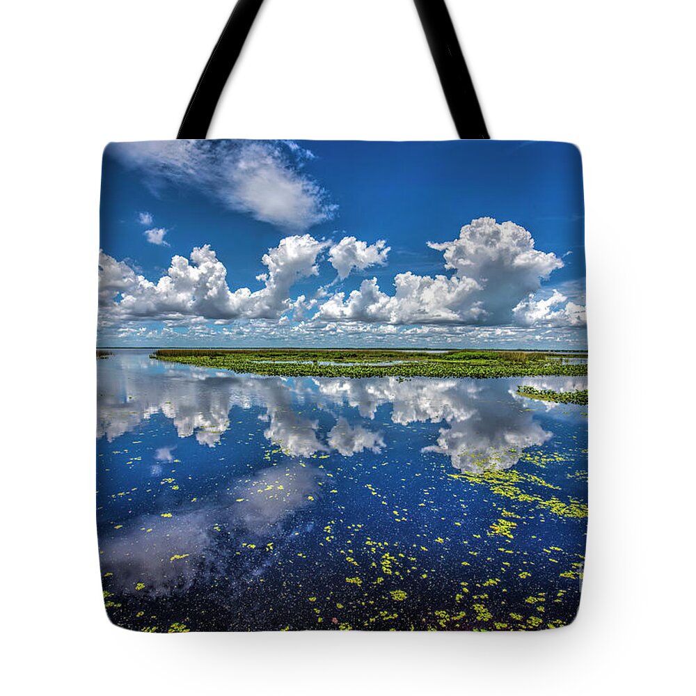 Lake Istokpoga Tote Bag featuring the photograph Lake Istokpoga, Florida by Felix Lai
