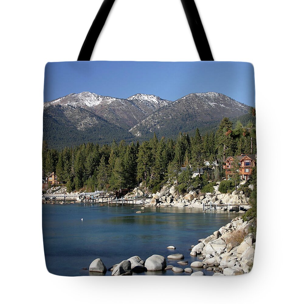 European Alps Tote Bag featuring the photograph Lake Tahoe by Iceninephoto