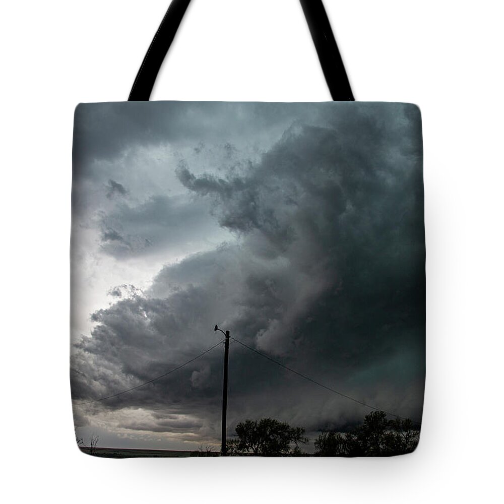 Nebraskasc Tote Bag featuring the photograph Last August Storm Chase 058 by Dale Kaminski