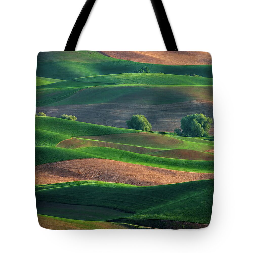 Palouse Tote Bag featuring the photograph Late Afternoon in the Palouse by Kristen Wilkinson