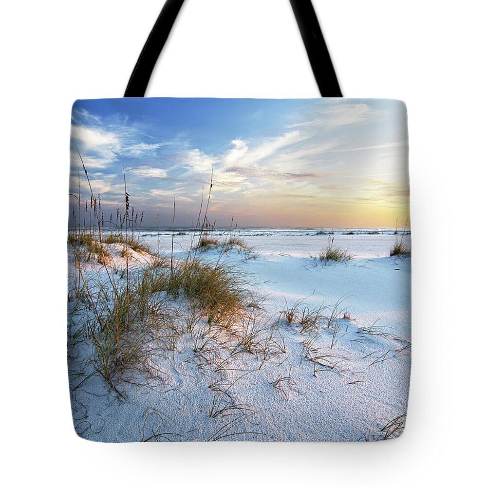 Pensacola Beach Tote Bag featuring the photograph Late Afternoon on the Beach by Bill Chambers