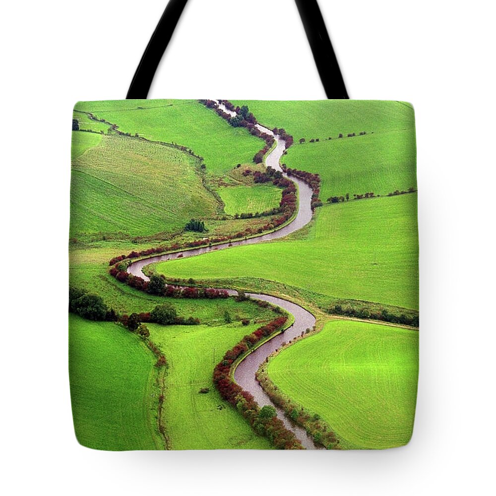 Scenics Tote Bag featuring the photograph Leeds Liverpool Canal by Paul Indigo