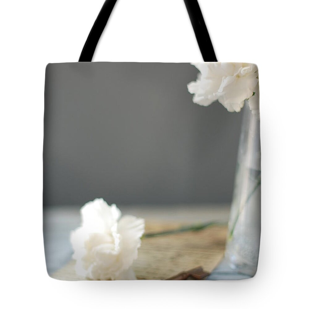 Vase Tote Bag featuring the photograph Letter by Shawna Lemay