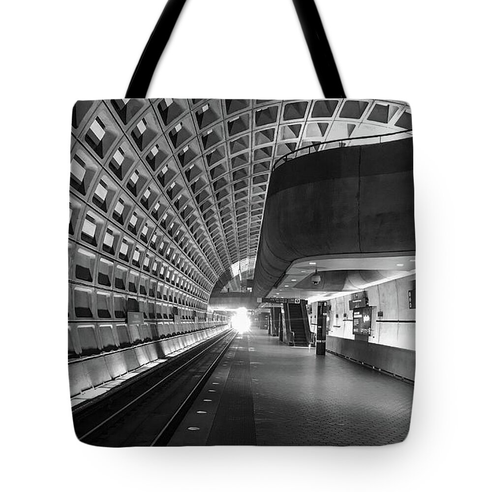 Metro Tote Bag featuring the photograph Light at the End of the Tunnel by Lora J Wilson