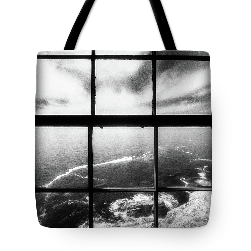 Lighthouse Tote Bag featuring the photograph Lighthouse View by Lindsay Garrett