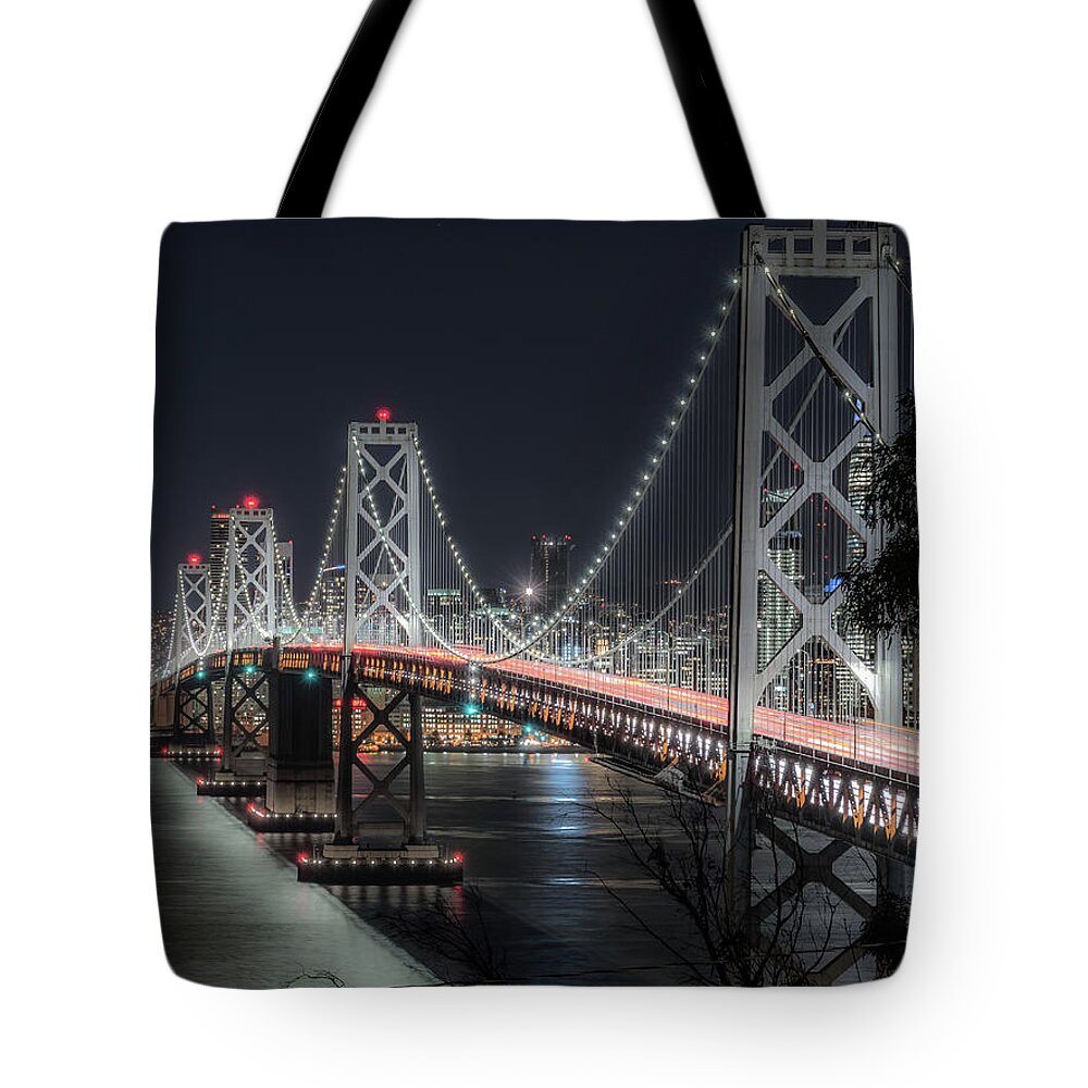 Alcatraz Tote Bag featuring the photograph Lightspeed by Bryan Xavier