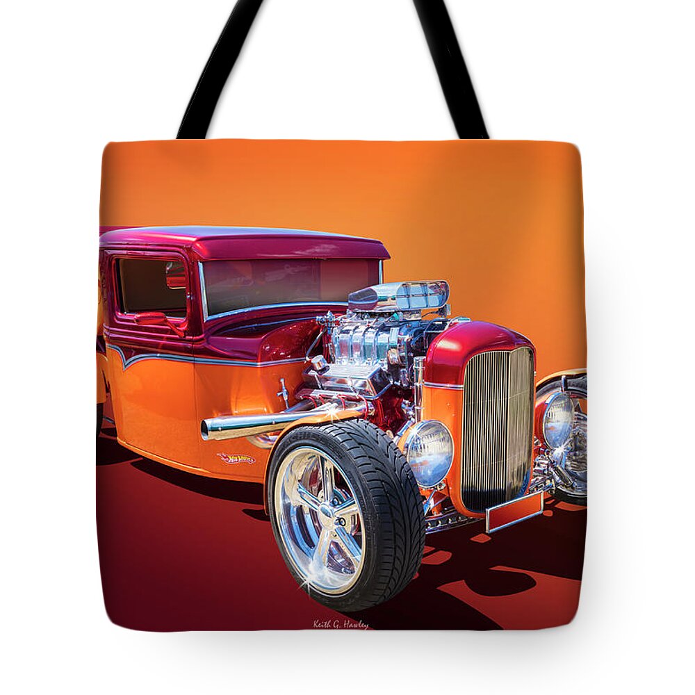 Hotrod Tote Bag featuring the photograph Lil Tipper by Keith Hawley