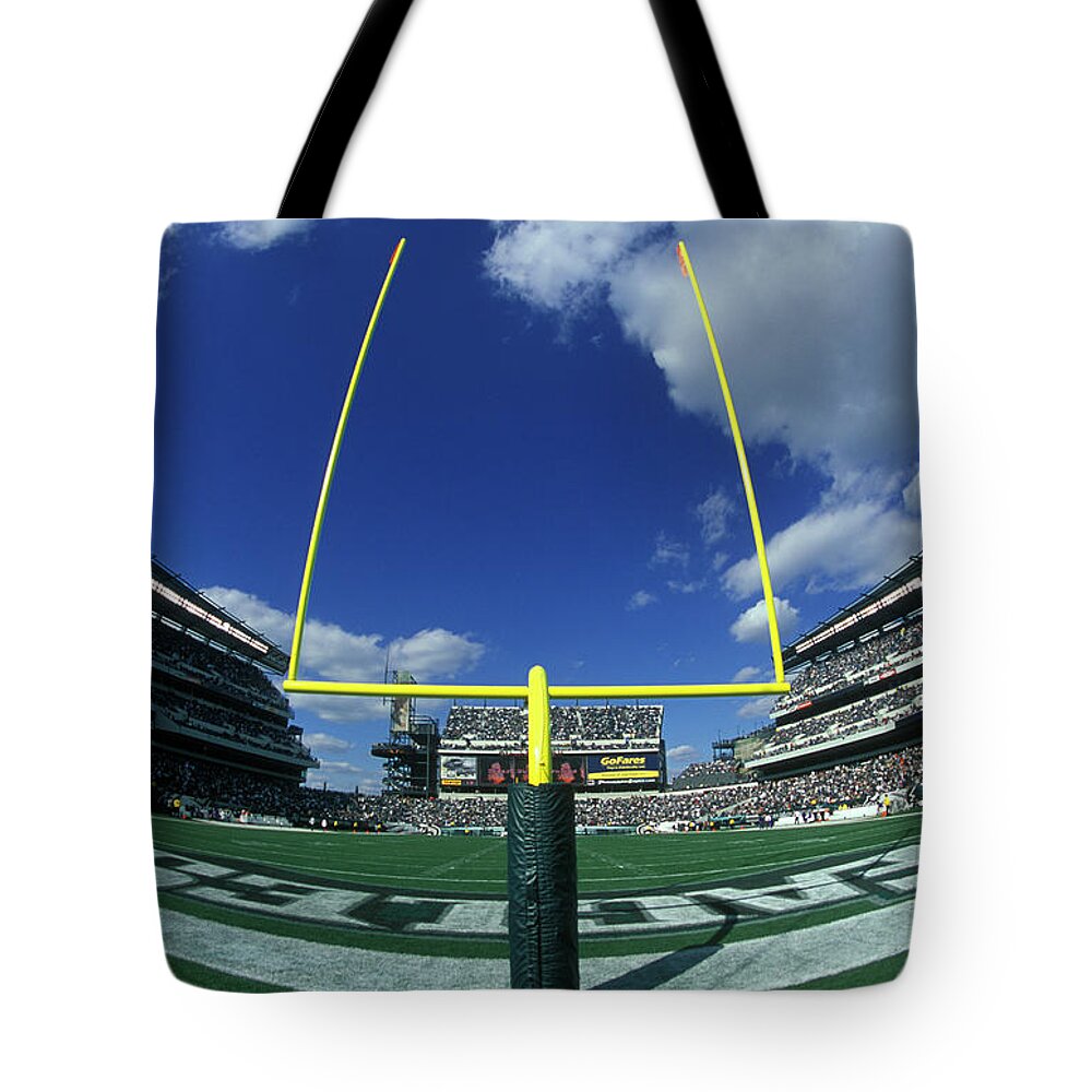 Photography Tote Bag featuring the photograph Lincoln Financial Field Eagles Football by Panoramic Images