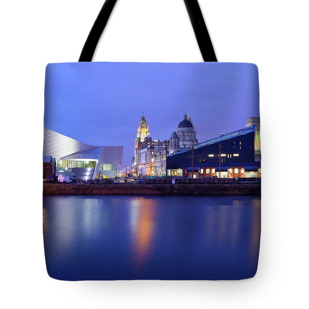 England Tote Bag featuring the photograph Liverpool England Uk by Benedek