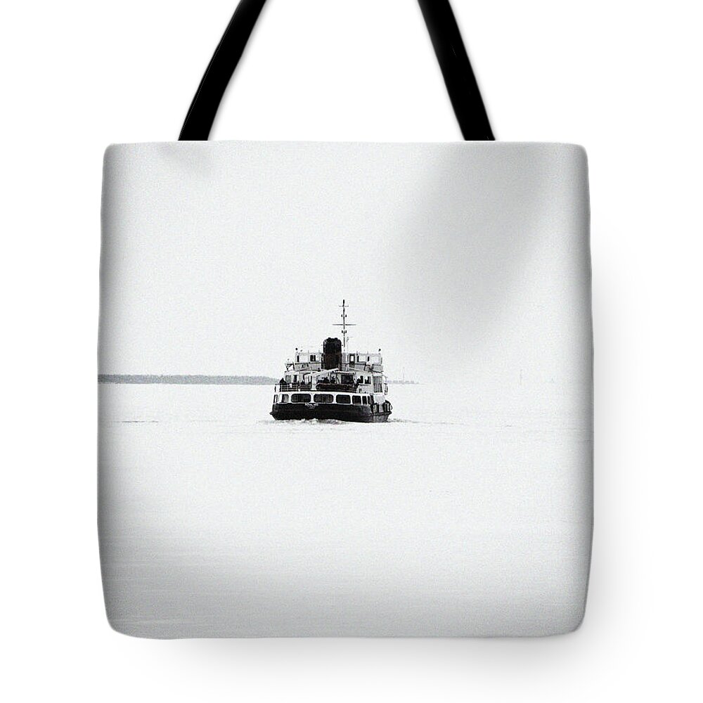 Liverpool Tote Bag featuring the photograph LIVERPOOL. The Mersey Ferry 'Royal Iris' by Lachlan Main