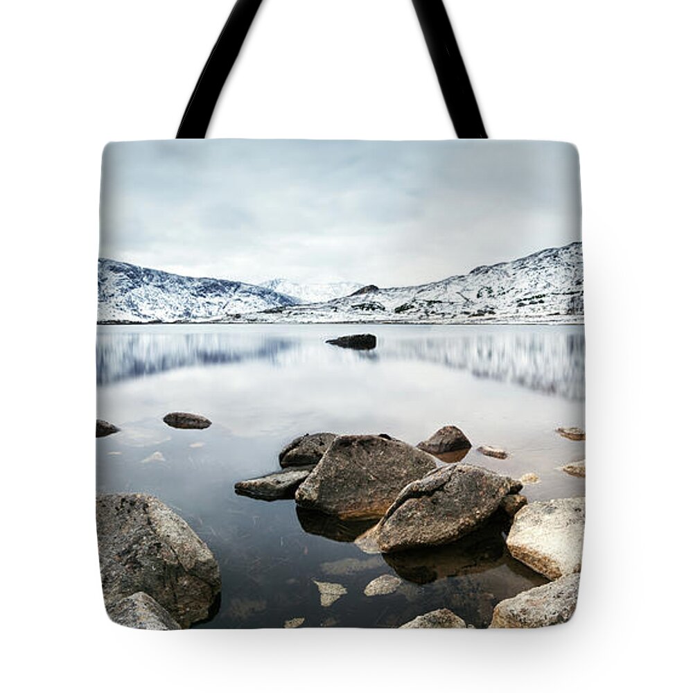 Tranquility Tote Bag featuring the photograph Loch Cluanie by Matteo Colombo